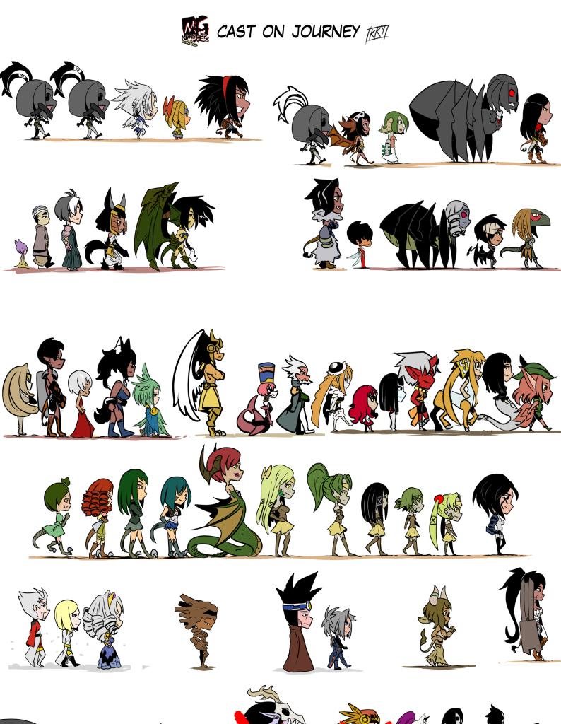 Monster girls on tour - Episode 766, Page 1: Page 766